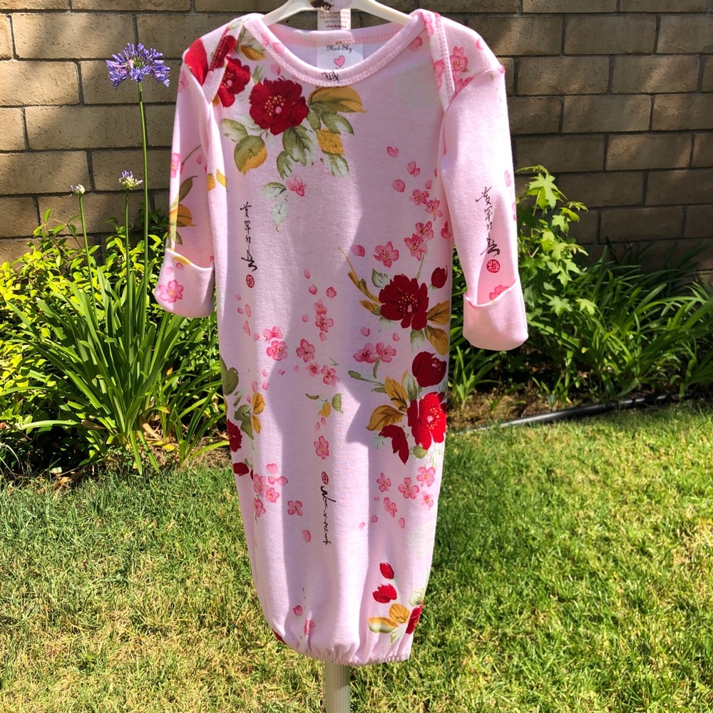 NWT Newborn Mad‎ Sky SAC Gown